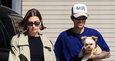 Hailey & Justin Bieber Grab Lunch with Their Dogs After Attending Halloween Party Together - www.justjared.com