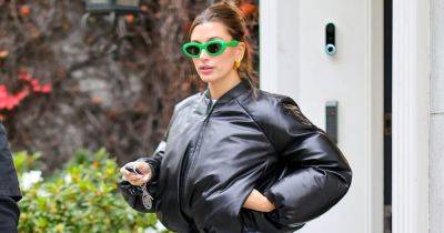 Pull & Bear have a £50 ‘dupe’ of Hailey Bieber’s £5.4k Loewe puffer bomber jacket - www.ok.co.uk