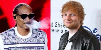Ed Sheeran Says Snoop Dogg Got Him So High That He Couldn't See - www.justjared.com - Australia