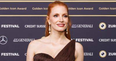 Jessica Chastain Honored with Golden Icon Award at Zurich Film Festival 2023 - www.justjared.com - Switzerland