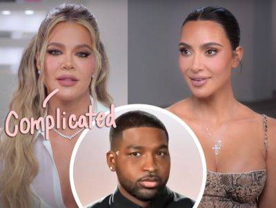 Kim & Khloé Kardashian Reveal Why They Keep Defending Tristan Thompson After YEARS Of 'F**ked Up' Behavior! - perezhilton.com - USA - county Cavalier - county Cleveland