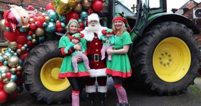 Farm launches Santa's grotto inside a big green tractor and tickets are flying out - www.manchestereveningnews.co.uk - Manchester - Santa