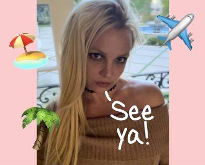 Britney Spears Escapes On High-End Private Island Vacation With Pals After Knife-Dancing Drama! - perezhilton.com - French Polynesia