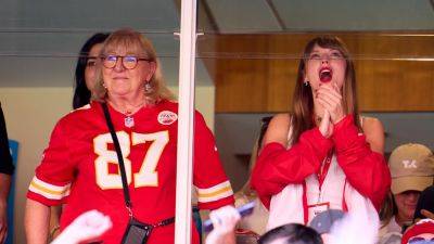 Donna Kelce Dished on Hanging Out With Taylor Swift: ‘It Was Okay’ - www.glamour.com - New York - county Guthrie - Philadelphia, county Eagle - county Eagle - Kansas City