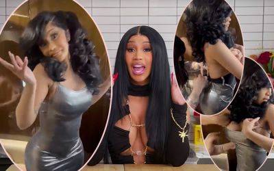 Cardi B Posts Topless Video Showing How She Fixed A Wardrobe Malfunction -- With A TikTok Hack! - perezhilton.com