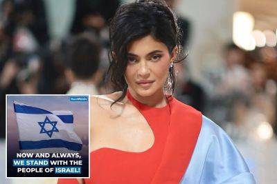 Kylie Jenner deletes Instagram post supporting Israel after backlash - nypost.com - Israel - Palestine