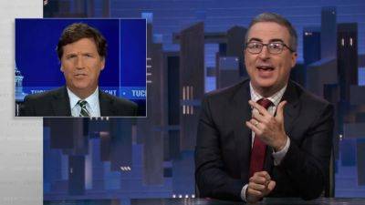 ‘Last Week Tonight’: John Oliver Throws Darts At Former Fox News Host Tucker Carlson - deadline.com