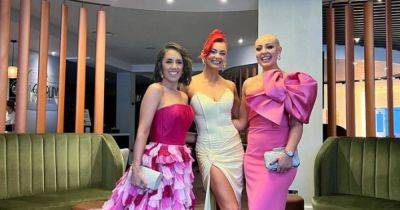 Strictly's Janette Manrara's three-word message for Amy Dowden as they stun in pink at Pride of Britain Awards - www.manchestereveningnews.co.uk - Britain - Manchester