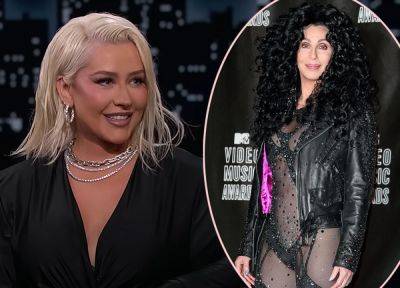 Christina Aguilera Completely TRANSFORMS Into Co-Star Cher For Halloween! LOOK! - perezhilton.com - county Young - county Love