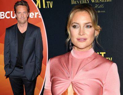 Kate Hudson Pays Tribute To Matthew Perry: 'To Know Him Was To Adore Him' - perezhilton.com