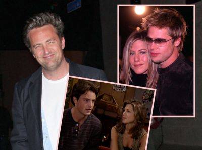 How Matthew Perry Finally Got Over His DEVASTATING Crush On Jennifer Aniston - perezhilton.com