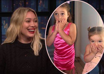 You Won't Believe The NSFW Birthday Card Hilary Duff's Daughter Got Her! - perezhilton.com