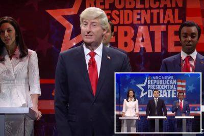 ‘SNL’-version of Trump finally appears at debate to roast GOP rivals - nypost.com - county Johnson - city Madison - Austin, county Johnson