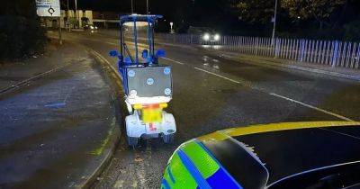 Mobility scooter seized by police after being spotted driving along middle lane of M6 and M61 - www.manchestereveningnews.co.uk - Manchester