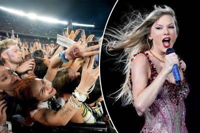 Taylor Swift politely scolds fans not to throw items at Argentina concert: ‘Freaks me out’ - nypost.com - Argentina