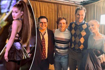 Ariana Grande and Ethan Slater spotted backstage at ‘Gutenberg! The Musical’ - nypost.com - New York