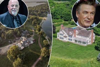Billy Joel, Alec Baldwin pull NY estates off market as mortgage rates soar - nypost.com - New York - county Bay - county Baldwin - county Long