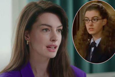 Anne Hathaway Was Warned As A Child That Her Career ‘Would Fall Off Of A Cliff’ At 35 -- WTF! - perezhilton.com