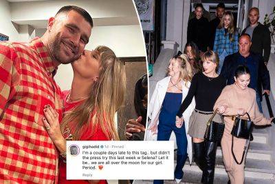 Taylor Swift pals weigh in on Travis Kelce relationship — Katy Perry, Kelly Clarkson and more - nypost.com - county Travis - Kansas City