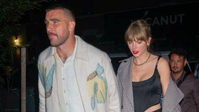 Travis Kelce Is All Blushes and ‘Aw Shucks’ About Taylor Swift’s ‘Karma’ Lyric Change - www.glamour.com