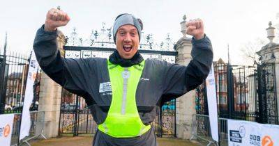 Where to see Vernon Kay on his epic Ultra Marathon as he heads through Stockport and Old Trafford today - www.manchestereveningnews.co.uk - Britain - Italy - Manchester
