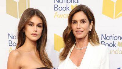 Kaia Gerber and Cindy Crawford Are Running the Mother-Daughter Circuit in Coordinating 'Fits - www.glamour.com - New York - county Crawford
