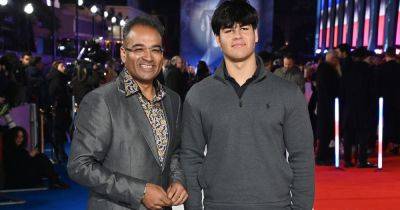 BBC Strictly's Krishnan Guru Murthy's son towers over him as they enjoy evening out after he missed out on Blackpool Week - www.ok.co.uk - London