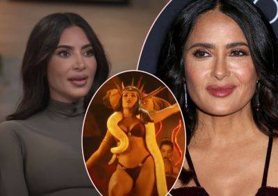 Kim Kardashian Debuts From Dusk Till Dawn Inspired Costume -- And Salma Hayek Reacts! - perezhilton.com - county Rush