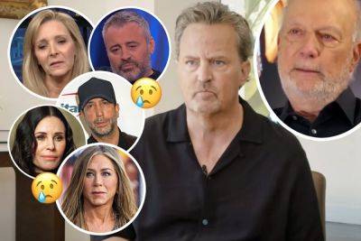 The Girls Of Friends Were 'Destroyed' By Matthew Perry's Death -- And Feel Like They Lost A 'Brother' - perezhilton.com
