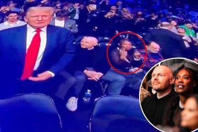 Bill Burr defends ‘hilarious’ wife for flipping off Donald Trump at UFC match - nypost.com - USA - county Garden - county York - city New York, county Garden