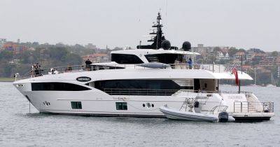Made In Chelsea stars tuck into takeaway onboard luxury yacht in Sydney - www.ok.co.uk - Chelsea