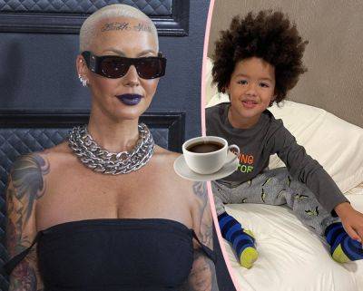 Amber Rose Says Her 4-Year-Old Son Drinks Coffee ‘All The Time’?! - perezhilton.com - USA