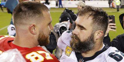 Here's Exactly What Travis Kelce Said to Brother Jason After Eagles Beat Chiefs on Monday Night Football - www.justjared.com - Taylor - state Missouri - county Swift - Philadelphia, county Eagle - county Eagle