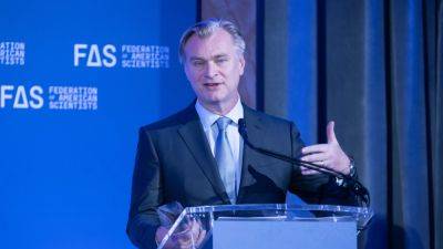 Christopher Nolan Talks Importance Of Preserving “Elevated Discourse” In Science As He Accepts Top Honor From Federation of American Scientists – Watch - deadline.com - USA - Beyond