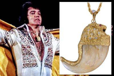 Elvis Presley’s favorite ‘Lion Claw’ necklace expected to fetch up to $1M on auction block - nypost.com - Las Vegas - county Love