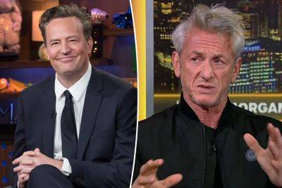 Sean Penn wasn’t ‘terribly surprised’ by Matthew Perry’s death: ‘It’s tragic’ - nypost.com - Los Angeles