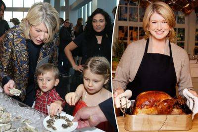 Martha Stewart’s pescatarian grandkids won’t skip Thanksgiving turkey: ‘They’re allowed’ - nypost.com - Turkey - county Stewart
