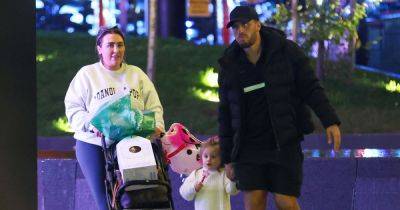 Lauren Goodger seen on family day out with ex Charles Drury and daughter after his assault charge - www.ok.co.uk