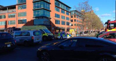 Police, fire crews and paramedics respond to crash on Great Ancoats Street - www.manchestereveningnews.co.uk - Manchester