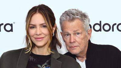 Katharine McPhee & David Foster Talk Differences in Discipline Styles for Two-Year-Old Son Rennie - www.justjared.com