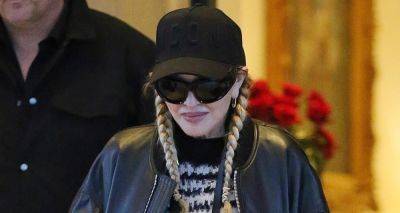 Madonna Steps Out in Milan Ahead of Next 'Celebration Tour' Show - www.justjared.com - London - Italy