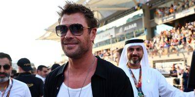Chris Hemsworth Attends F1 Abu Dhabi Grand Prix (Photos) - www.justjared.com - Uae