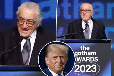Robert De Niro says speech blasting Trump was cut at Gotham Awards: ‘How dare they do that’ - nypost.com - USA - Florida - India