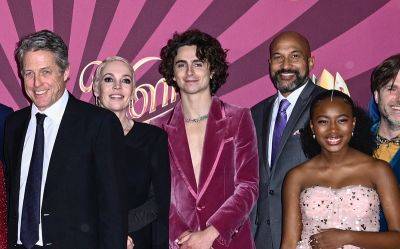 Full 'Wonka' Movie Cast Joins Timothee Chalamet at London Red Carpet Premiere (Photos) - www.justjared.com - county Hall - county Grant