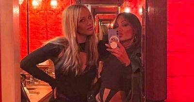 Chloe Madeley looks incredible on girls' night out as James Haskell 'kisses' woman after split - www.ok.co.uk - London
