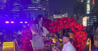 Charlotte Crosby’s fiancé Jake Ankers suffers scary panic attack during romantic Dubai proposal - www.ok.co.uk - county Crosby - Dubai