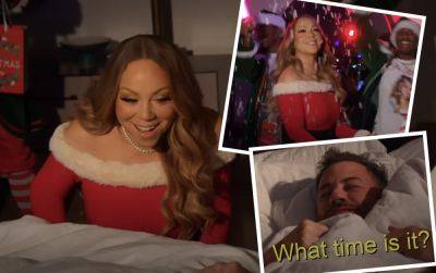Mariah Carey Pranks Jimmy Kimmel By Bringing Christmas To His Bedroom At 2 AM! - perezhilton.com