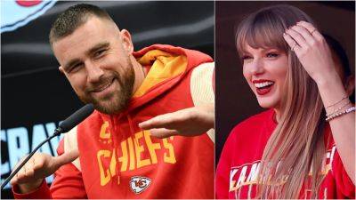 Travis Kelce Was Just Asked If He’s ‘in Love’ With Taylor Swift - www.glamour.com - Los Angeles - state Missouri - Kansas City - county Love