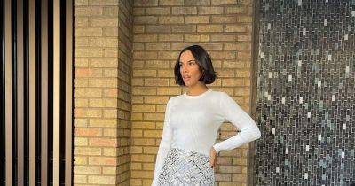 This Morning's Rochelle Humes wows in affordable sequin 'fish tail' skirt from Asos - www.ok.co.uk