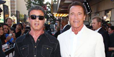 Arnold Schwarzenegger Recalls Competing With Sylvester Stallone Over Muscle Mass - www.justjared.com - California